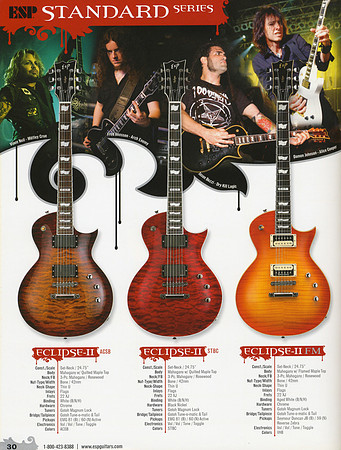 ESP guitar catalog