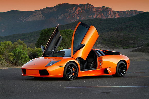 Orange Lamborghini