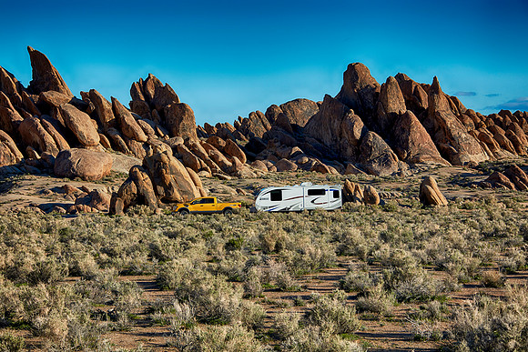 Truck and RV Alabama Hills