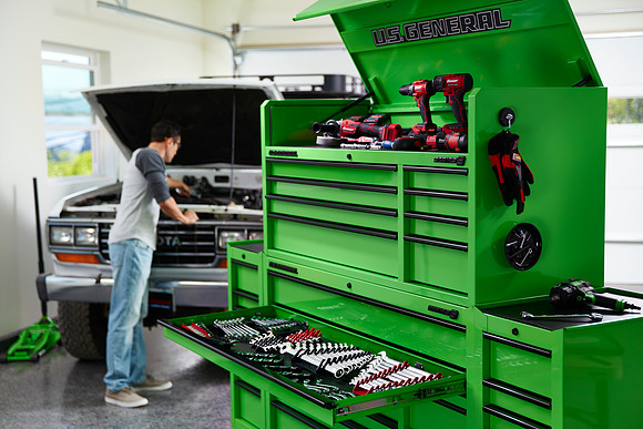 Home owner green tool box